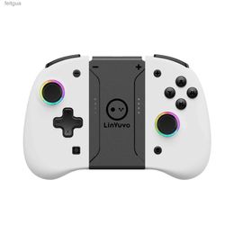 Game Controllers Joysticks LinYuvo KS37 For Switch Joypad 6Axis Dual Motor Controller L/R Wireles Gamepad Compatible for Switch/OLED Gamepad Console YQ240126