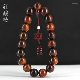 Strand Laos Red Acid Branch Buddhist Beads Car Hanging Hand-held Rosary Wood Ornaments Play Mahogany Accessories