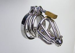 Small Male Device Belt Short Cock Cage Stainless Steel Urethra Sounds BDSM Penis Plugs Male Spikes Uret7268184