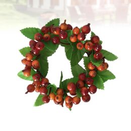 Decorative Flowers 2 PCS Garland Household Wreath Simulated Cabinet Berry Decor Room Indoor Decoration
