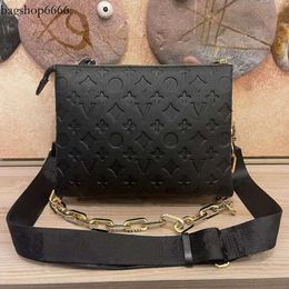 Crossbody Bags Chain Shoulder Women Handbag Purse Coussin Pouch M57790 Wide Eming Fashion Letters High Quality Removable Straps 2024