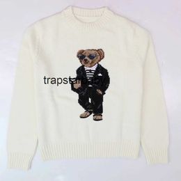 polos bear sweater Men's Sweaters Women Sweaters Cartoon Rl Moschino hoodies Women Little Bear Clothing Fashion Long Sleeve Knitted Pullover Cotton Wool 9Y0G RE9D