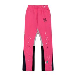 Designer Joggers Sweatpants High Quality Galleries Pants Depts Pant Trouser cotton elastic waist Speckled Letter Print loose fitting Trouser Hip Hop Sweatpant