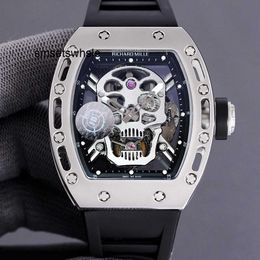 Luxury Watch Tourbillon Rm052 Men Carbon High-end Quality Active Designer Mechanical All Fantasic Men Fibre Case Luxe