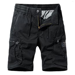 Men's Pants Mens Fashionable Casual Workwear With Multiple Pockets Thin Stretch Shorts Men