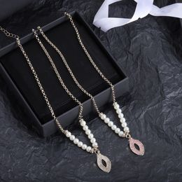 Fashion Chroma Pendant Necklaces Fashion Neckalce For Woman Couple Chains Brass Necklace Wedding Gift Jewellery