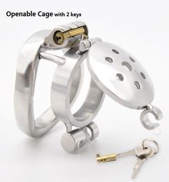 Amazing Product Device Stainless Steel Openable Cage Bondage BDSM Adult Toy6031433