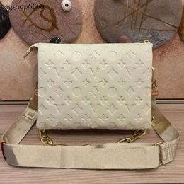 Designer Bags Crossbody Bag Coussin PM SIZE Chain Purse Tote Handbags with Sier or Gold Hardware Emed Pattern 2024