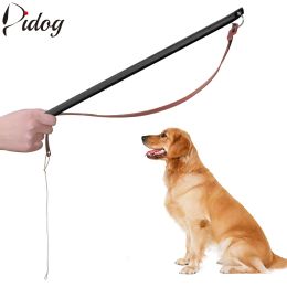 Leashes Strong Leather Dog Training Whip Leash Durable Pet Training Tool Leashes For Medium Large Dogs German Shepherd Schutzhund