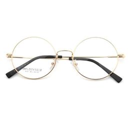 Fashion Sunglasses Frames Women Round Eyeglass For Men Metal Eyeglasses Oversized Rx Glasses Fullrim Lightweight Gold Eyewear5500165