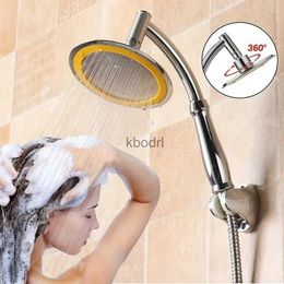 Bathroom Shower Heads High Pressure Shower Head 4/6 inch High Pressure Top Rain Shower Heads Hand-held overhead adjustable super-pressurized lotus YQ240126