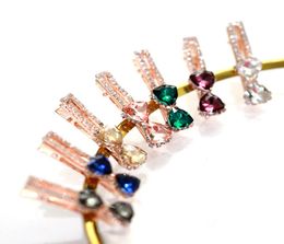 Fashion Crystal Flower Long Hair Accessories Clip Women Hairpins Wedding Bridal Hairclip Barrettes Head Wear Ornament5866988