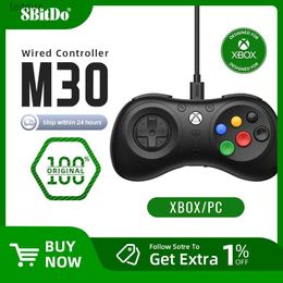 Game Controllers Joysticks 8BitDo M30 Wired Gaming Controller Gamepad for Xbox One Series X S and Windows PC with 6-Button Layout Xbox Officially Licensed YQ240126