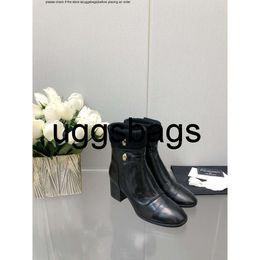 Chanells shoe Channel shoes and the CChanel Latest Winter Woolen Shoe Upper Full Leather Heel Height 5cm Luxury Design for Women