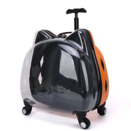 Carrier Pet Outing Box Dog Travel Trolley Case Cat Carriers Handbag Panoramic Transparent Transport Bag Large Capacity Portable Backpack