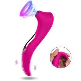 Vibrator Tidal Suction Little Dolphin Sucking Tail Vibrator Charging Massage Stick Adult Sex Toys Products Toy Cross 231129
