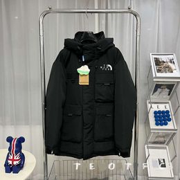 Designer Fashion casual northface classic Winter 2023 down cotton suit overalls men and women hooded warm windproof coat thickened