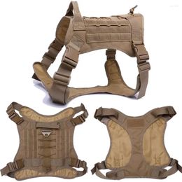 Dog Collars Harness Tactical Set Medium Small Military Pet For Vest Training S Quick Release Padded Large