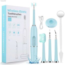 Toothbrush Ultrasonic Electric Dental cleaner tool teeth whitening Electric toothbrush induction charging Teeth Cleaner Calculus Remover