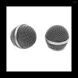 Bowls 2Pcs Microphone Grille Replacement Mic Head Grill Mount Wired Wireless Accessories For SM58