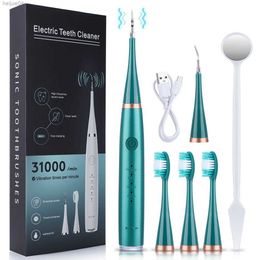 Toothbrush Sonic Toothbrush Electric Tooth Brush Tartar Eliminator Scraper Cleaner Dental Scaler Calculus Stone Remover USB Rechargeable