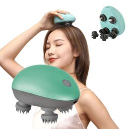 Scalp Head Hair Massager Electric Health Care Antistress Relax Body Massagem Deep Saude Tissue Prevent Massage 240118