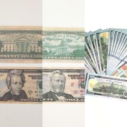 Best 3A Party Supplies Fake Banknote 5 10 20 50 100 200 US Dollar Euros Realistic Toy Bar Props Currency Movie Money Faux-billets Copy 10248gx2j6