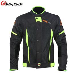 Summer Style Motorcycle Jacket Motorbike Riding Reflective Coat With 5pcs Protective Pads and Waterproof Liner Men Woman JK-37 240122