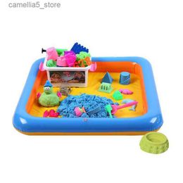 Other Toys Beach Toys Space children magic sand Mould set DIY puzzle beach tools parent-child toys Q240126