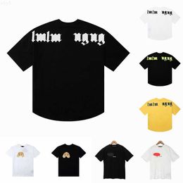 Men's Tshirts Designer t Shirts Summer Fashion Mens Womens Hip Hop Plus Size Long Sleeve Palms Tops Luxury Graphic Tees Clothing Short Printing Tee Ss 5FMW