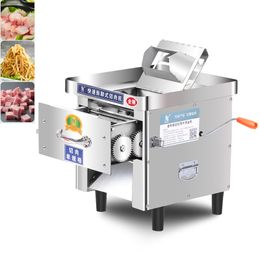 Meat Cutter Machine Electric Manual Dual-use Pull-out Blade Shred Slicer Dicing Machine Commercial Meat Slicer Machine