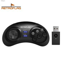 Game Controllers Joysticks Retroflag Classic 2.4G Controller-M Wireless Gamepad Gaming for Switch Windows MD Mini/Mini 2 and Raspberry Pi Console YQ240126