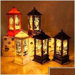 Party Decoration Eid Al Adha Gift Ramadan Led Lantern With Lights Decoratins Arab Muslim Mubarak Festival Decor For H Drop Delivery Dhvjq