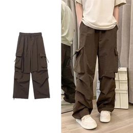 Men's Pants Jogger Summer Wide Leg Cargo Casual Daily For Vacation Loose Comfy Fashion