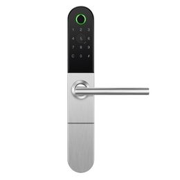 LARKSAMRT TTlock App Bluetooth Tuya Wifi Digital No keyed Broken Bridge Aluminum Bluetooth Fingerprint Smart Lock A918-FP