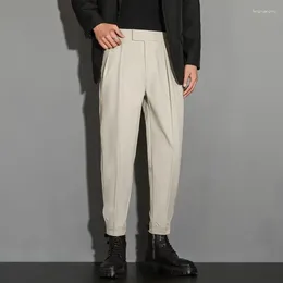 Men's Suits Formal Casual Trousers Suit Pants Straight Leg Daily Solid Color Dress Work All Stylish Pant F253