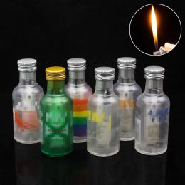 Funny Lighter Bottle Shaped Fashion Butane Gas Refillable Lighters Creative For Cigarette Home Decorative LL