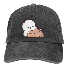 Ball Caps Bear And Panda Baseball Peaked Cap Milk Mocha Bubu Dudu Sun Shade Hats For Men