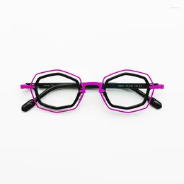 Sunglasses Frames Japanese Style Quality Acetate Square Glasses Frame For Men Women Optical Myopia Designer Handmade Eyeglasses Prescription