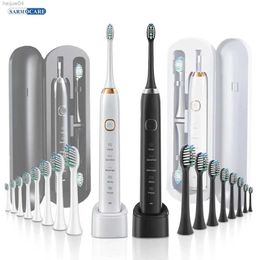 Toothbrush Electric Sonic Toothbrush Adult Rechargeable Smart Ultrasonic Dental Teeth Whitening 8 Brush Heads Tooth Brush