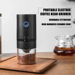 Mills Portable Electric Coffee Grinder Nuts Grains Pepper Coffee Bean Grinder Usb Grinder Hine Home Travel Ceramic Grinding Core