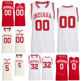 Men Women Kids College Basketball Indiana Hoosiers Jerseys 0 Xavier Johnson 1 Kelel Ware 5 Malik Reneau 32 Trey Galloway 2 Gabe Cupps 21 Mackenzie Mgbako University