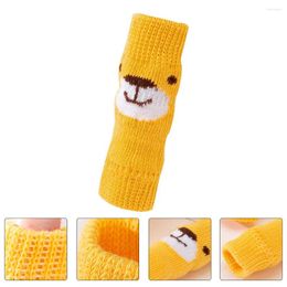 Dog Apparel 4 Pcs Animal Pet Socks Puppy Cat For Cats Polyester Anti-skid Leg Stockings