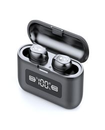F9 BT Sports Touch Control Wireless Earphones Digital LED Display Bluetooth V50 Earbuds With 2000mAh Charging Socket Headset With1035022