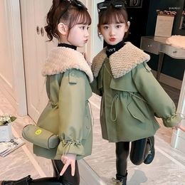 Down Coat Teenage Girls Winter 2-12 Years Fashion Children Jackets Coats Warm Parkas For Thickening Outerwear Clothing T04