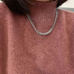 Pendants 925 Sterling Silver Chain Choker Necklace For Women Men SIlmple Wide Fine Jewellery Wedding Party Birthday Gift