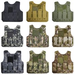 Outdoor Airsoft Tactical Kids Children Vest Uniform Army Military Equipment Kids Boy Girl Camouflage Combat CS Hunting Clothes 240118