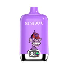 Bang 15000 Bang Box 15000 digital display Disposable type C charger Vape 650mAh 25ml Prefilled pod Carts 0% 2% 3% 5% 12 Colors vapoter Dampfen vapear flavored vape