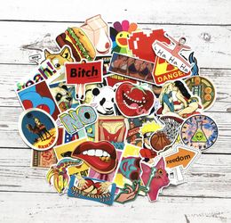 100pcs lot JDM decal Sexy Cool Stickers for Graffiti Car Covers Skateboard Snowboard Motorcycle Bike Laptop Car Styling Accessorie5397268