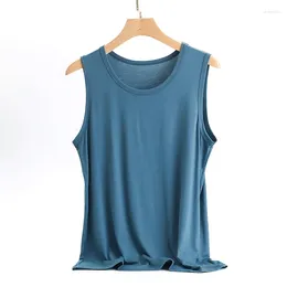 Men's Tank Tops Mens Underwear Sleeveless Top Solid Vest Undershirts O-neck Sport T-shirt Color J67